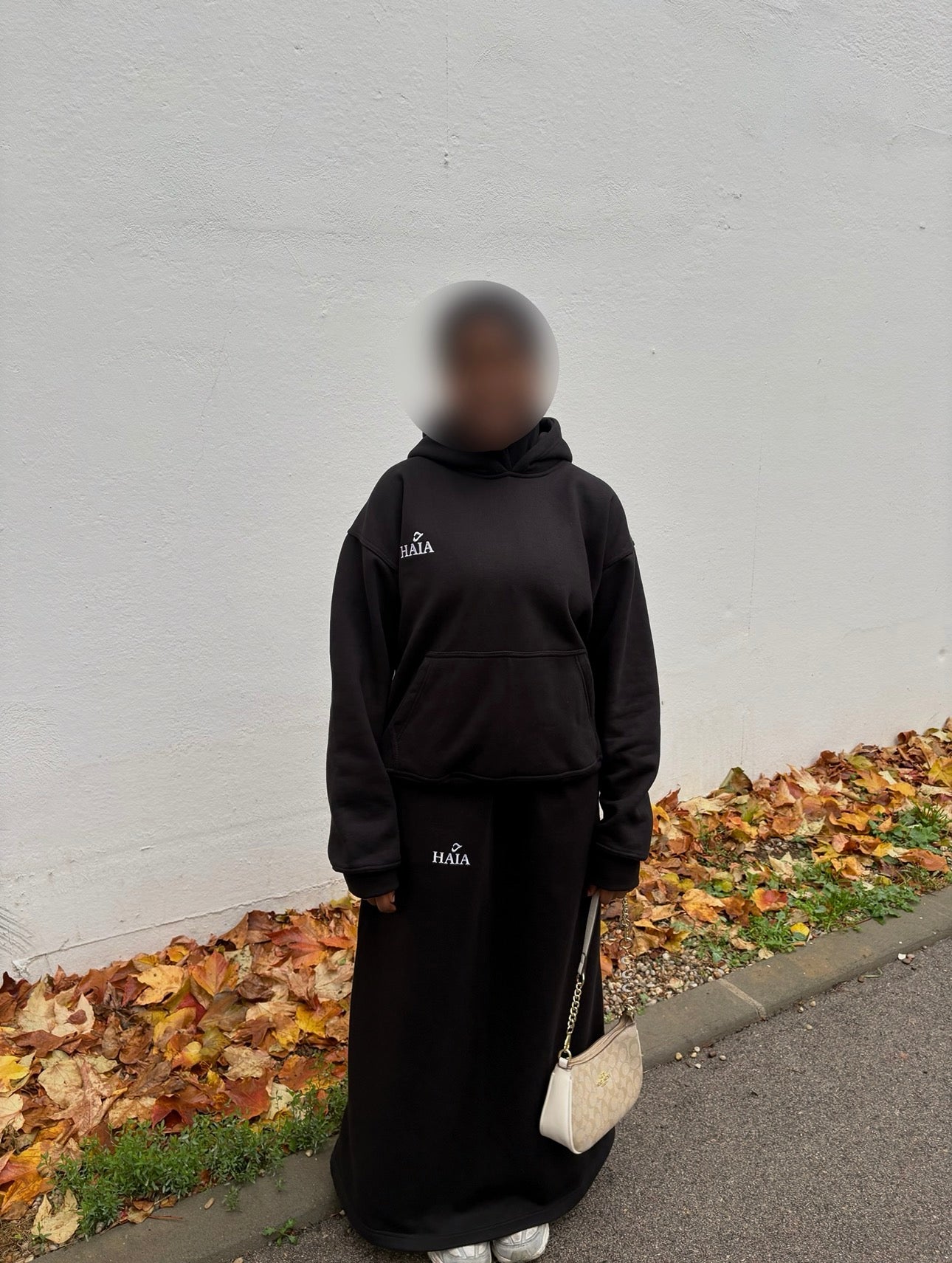 Black HAIA STREET Hoodie