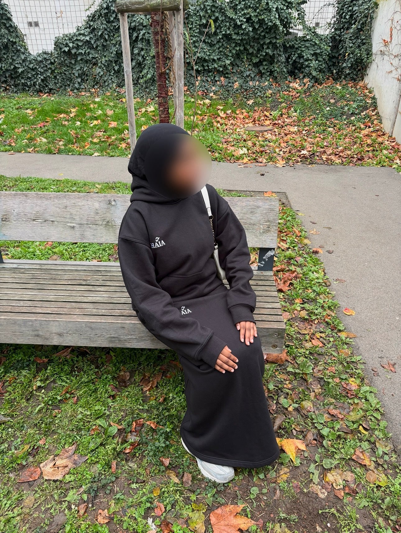 Black HAIA STREET Hoodie