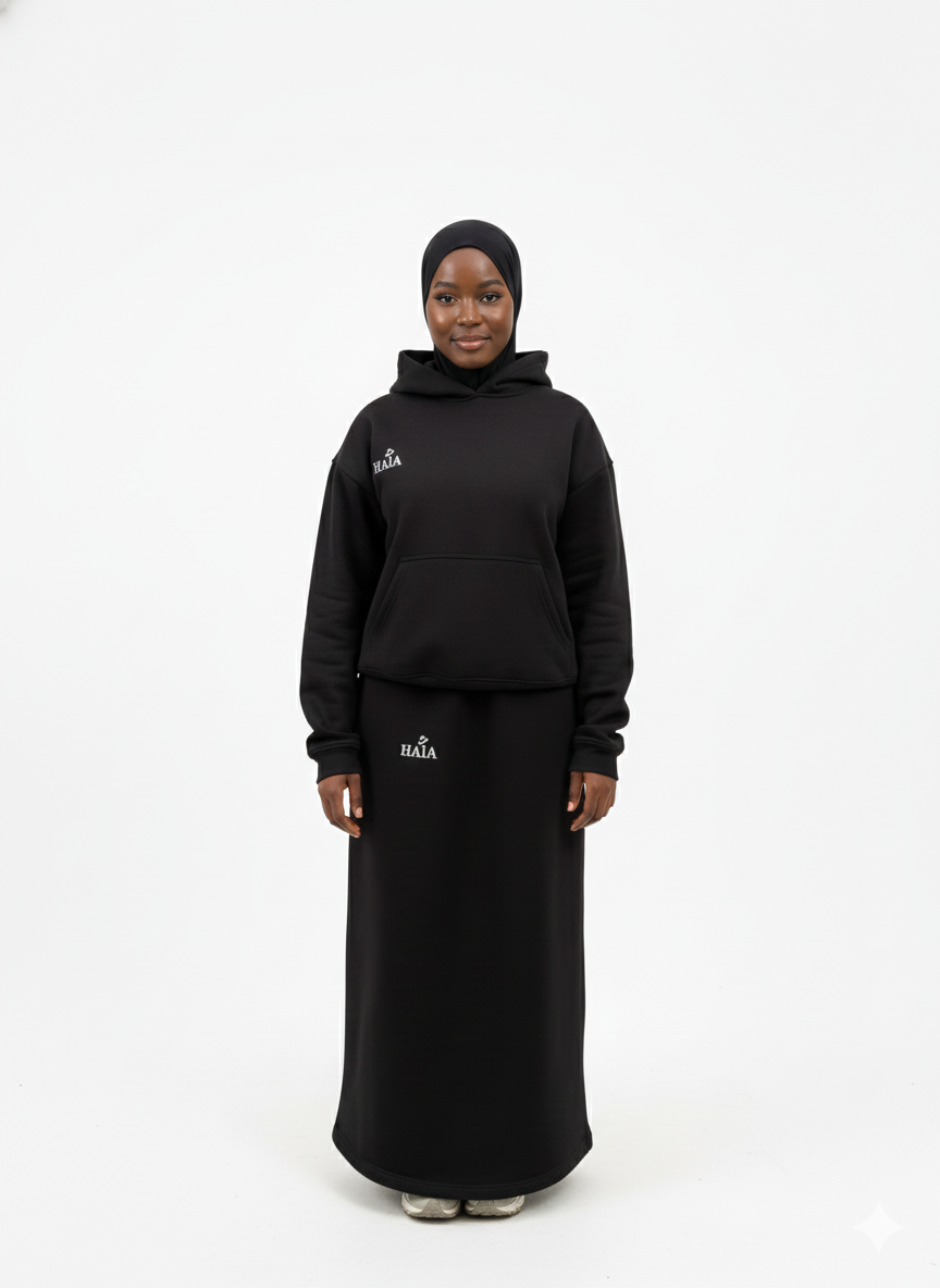 HAIA STREET Modest Set Black
