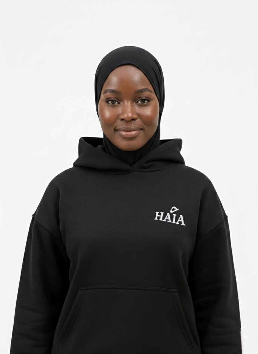 HAIA STREET Hoodie Black